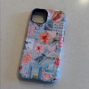 Blue Floral Coastal Life Phone Case - iPhone 13 MagSafe